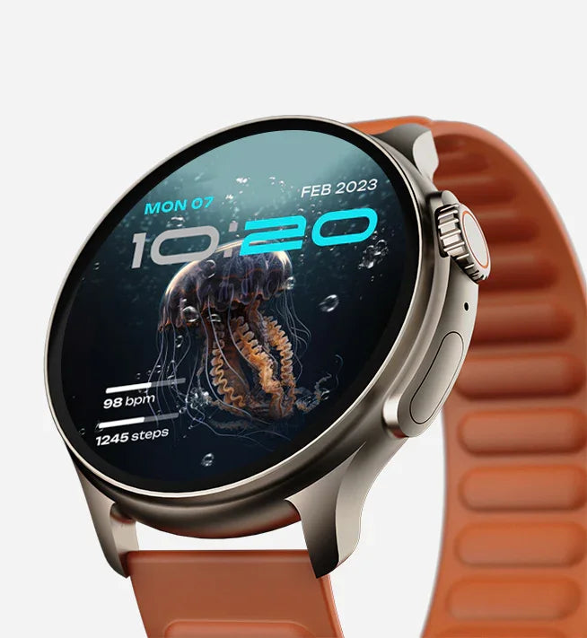 Crown R Pro 2 | AMOLED Smartwatch with Zinc alloy Frame