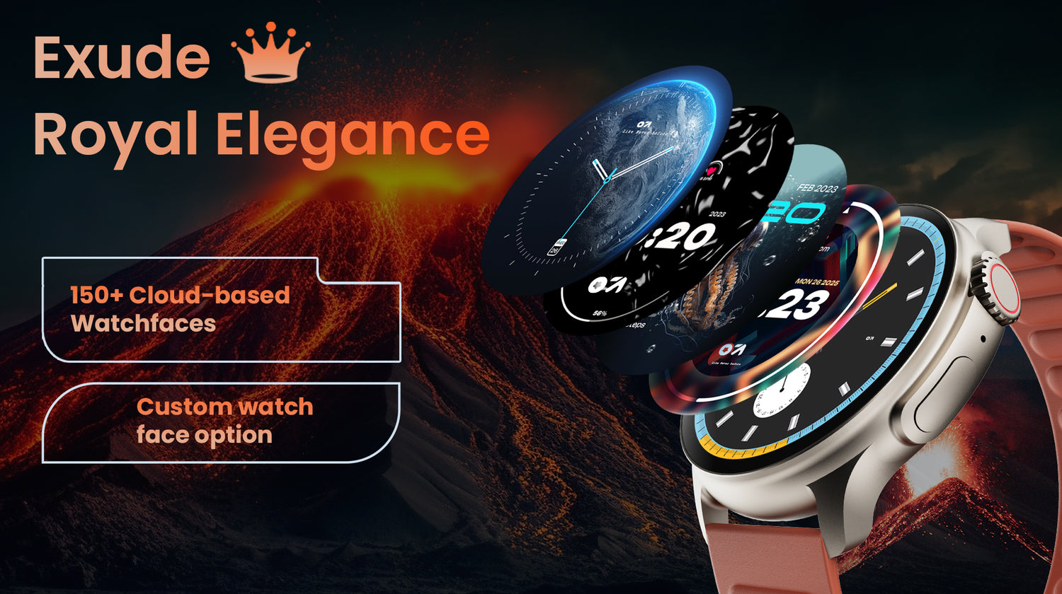 Crown R Pro 2 | AMOLED Smartwatch with Zinc alloy Frame