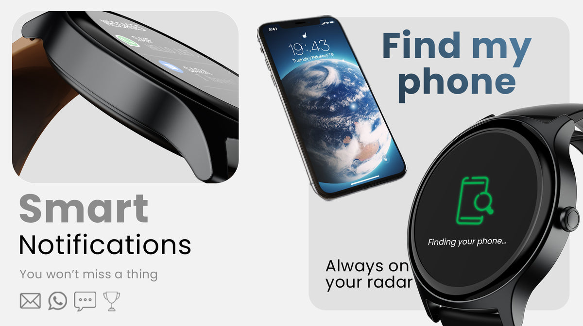 GoBoult Rover Pro Smartwatch | 1.43” AMOLED Display & 1000 Nits Brightness